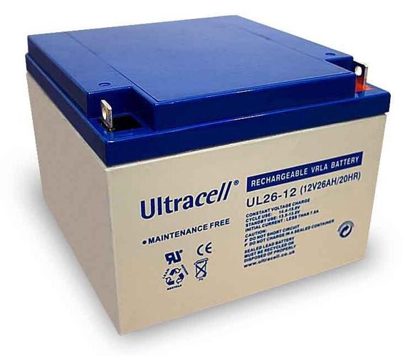 Battery  Ultracell UL26-12 (26 Ah, 12V) AU26/12