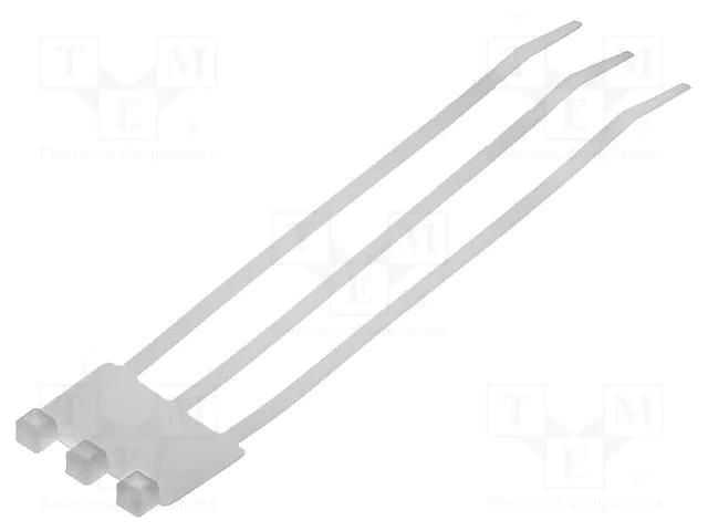 Cable tie; with label; L: 205mm; W: 4.7mm; natural; polyamide; 225N HELLERMANNTYTON IT50RT-PA66-NA-L1