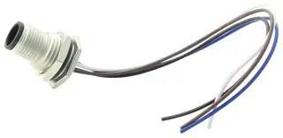 SENSOR CORD, 4P, M12 RCPT-FREEEND, 150MM M12A-04PFFC-SF8B15