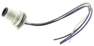 SENSOR CORD, 4P, M12 RCPT-FREEEND, 150MM M12D-04PFFC-SF8B15