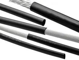 HEAT-SHRINK TUBING, 2:1, 5MM, BLACK ZH150-5/2.5-0-10M