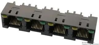 CONNECTOR, UNSHLD, RJ45, JACK, 8P8C RJHSE-5081-04