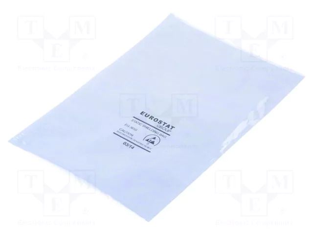 Protection bag; ESD; L: 203mm; W: 127mm; Thk: 50um EUROSTAT GROUP ERS-20-771-0508
