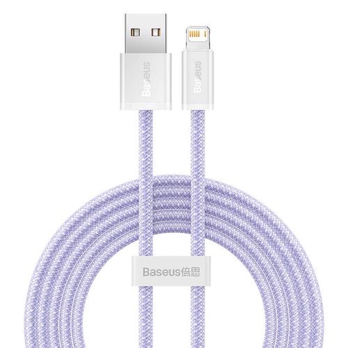 USB cable for Lightning Baseus Dynamic 2 Series, 2.4A, 2m (purple), Baseus CALD040105