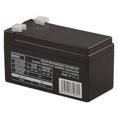 SLA battery 12V 1,3Ah faston 4,7 mm, EMOS B9652 8595025340825