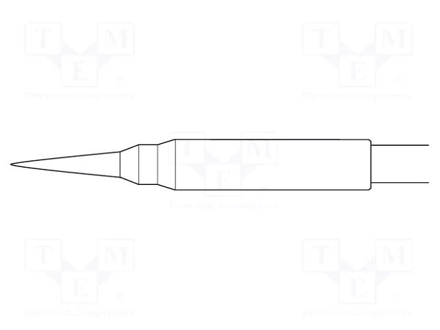 Tip; conical; 0.1mm JBC TOOLS JBC-C105101