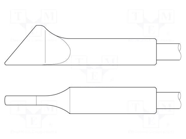 Tip; shovel; 3.5x0.7mm JBC TOOLS JBC-C105111