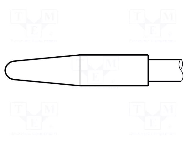 Tip; conical; 3mm; longlife JBC TOOLS JBC-C245107