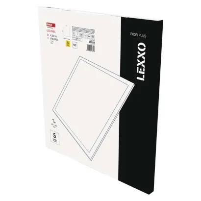 LED panel LEXXO backlit 60×60, recessed, white, 30W neutral white, EMOS ZB2114 8592920123317