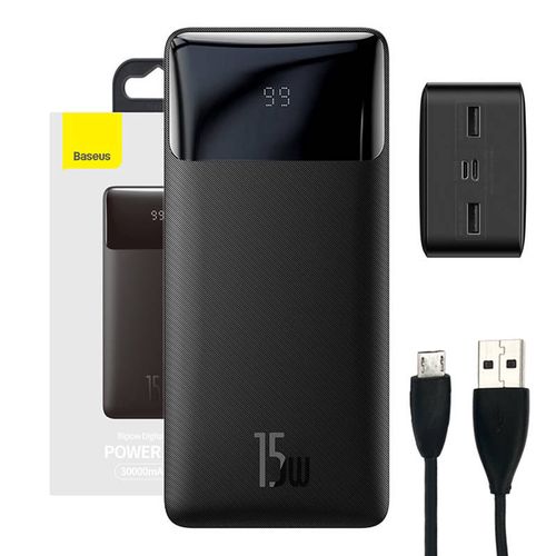 Powerbank Baseus Bipow 30000mAh,15W (black), Baseus PPBD050201