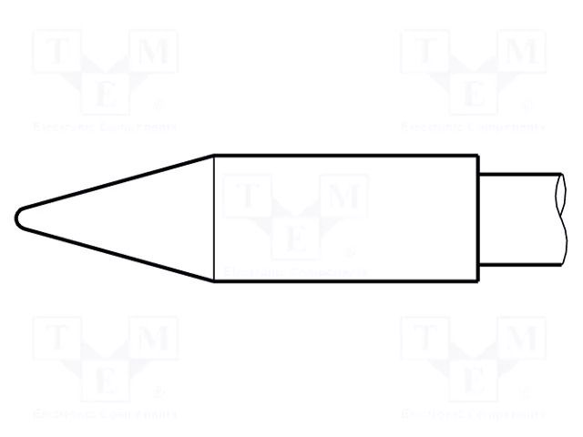 Tip; conical; 1.7mm; longlife JBC TOOLS JBC-C470001
