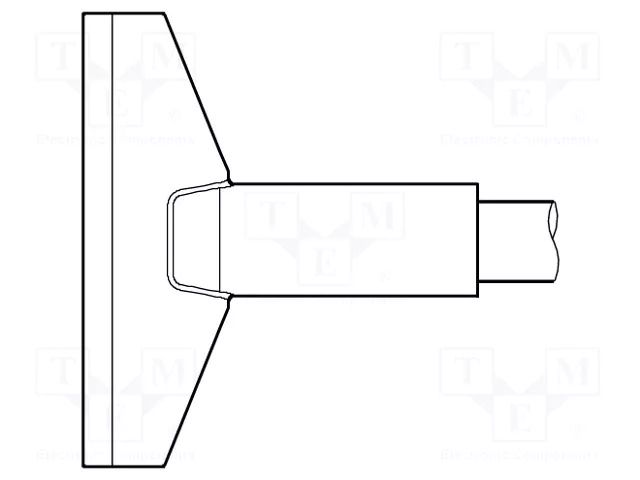 Tip; shovel; 32.2mm; longlife JBC TOOLS JBC-C470023