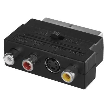 Scart - 3× RCA + SVHS adaptor, EMOS K9304 8595025321350