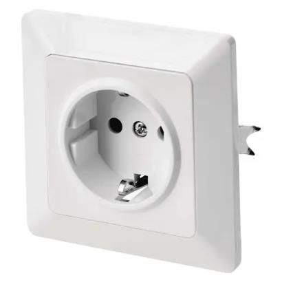 Socket SCHUKO, white, EMOS A6002.0 8592920074763