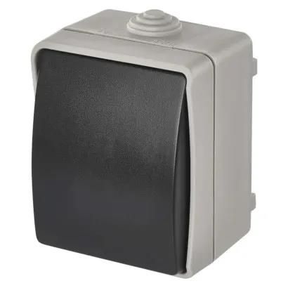 Two-way switch (wall-mounted) IP54, 1 button, EMOS A1398.2 8592920058497