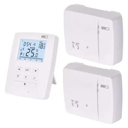 Room programmable wireless OpenTherm thermostat P5611OT.2R with 2 receivers, EMOS P5611OT.2R