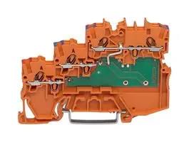 TERMINAL BLOCK, DIN RAIL, 8POS, 16AWG 2000-5372