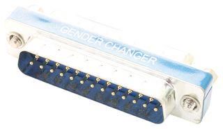 D SUB GENDER CHANGER, 25POS, PLUG-PLUG DGB25M