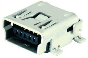 MINI USB, 2.0 TYPE A, RECEPTACLE, SMT 1734327-1