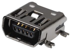 MINI USB, 2.0 TYPE AB, RECEPTACLE, SMT MUSB-05-F-AB-SM-A