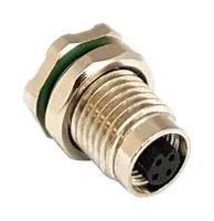 SENSOR CONN, M5, PLUG, 4POS, PANEL PXMBNI05RPF04APC