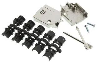 D SUB BACKSHELL, 180DEG, SIZE DB 09670250348