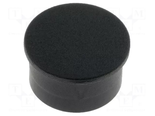 Cap; thermoplastic; push-in; black CLIFF K85-BLK