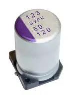 CAP, 120┬╡F, 50V 50SVPK120M