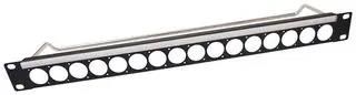 PATCH PANEL, XLR, 16P, 1U, 4-40 HOLES CP30152