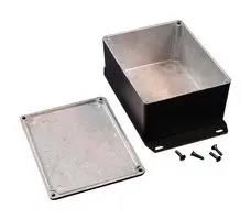 ENCLOSURE, DIECAST, FLANGED 1590HFBK