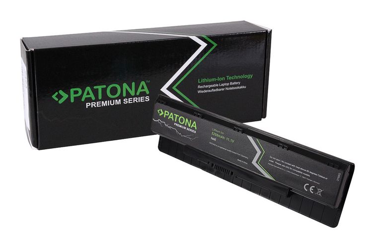 PATONA Premium Battery f. Asus N46 N46 N46V N46VJ N46VM N46VZ N56 N56D N56DP N56V N56VJ, PATONA 2768 4055655184540