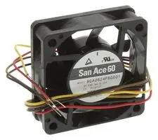 AXIAL FAN, 60MM, 24VDC, 31.1CFM, 43DBA 9GA0624P6G001