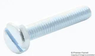 PAN HEAD SLOTTED SCREW, STEEL, M2.5 M2.5  10 PSSTMC Z100