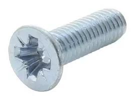 POZI CSK HEAD MACHINE SCREW, STEEL, M2.5 M2.56KRSTMCZ100-