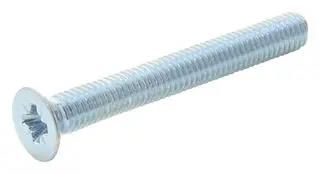 POZI CSK HEAD MACHINE SCREW, STEEL, M2.5 M2.512KRSTMCZ100-