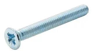 POZI CSK HEAD MACHINE SCREW, STEEL, M2.5 M2.520KRSTMCZ100-