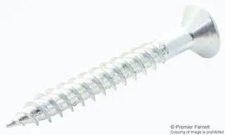 CSK HEAD POZIDRIV WOOD SCREW, STEEL, 10G N10 2.000 KRSTWT Z100