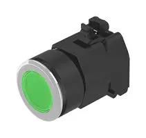 PUSHBUTTON ACTUATOR, ROUND, GREEN, 35MM 704.032.518