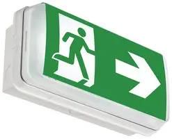 BULKHEAD, LED EXIT/ESCAPE SIGN, 240VAC 7TCA091160R0499