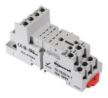 RELAY SOCKET, DIN RAIL/PANEL, 14P, SCREW 70-782D14-1