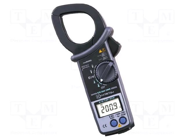 Meter: multifunction; digital,pincers type; Øcable: 55mm; LCD KYORITSU KEW2009R