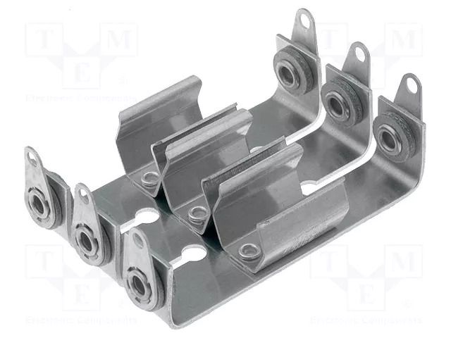 Holder; AAA,R3; Batt.no: 3; screw; aluminium KEYSTONE KEYS169