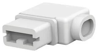 RCPT HOUSING, 1POS, NYLON 6.6, NATURAL 1-176497-1
