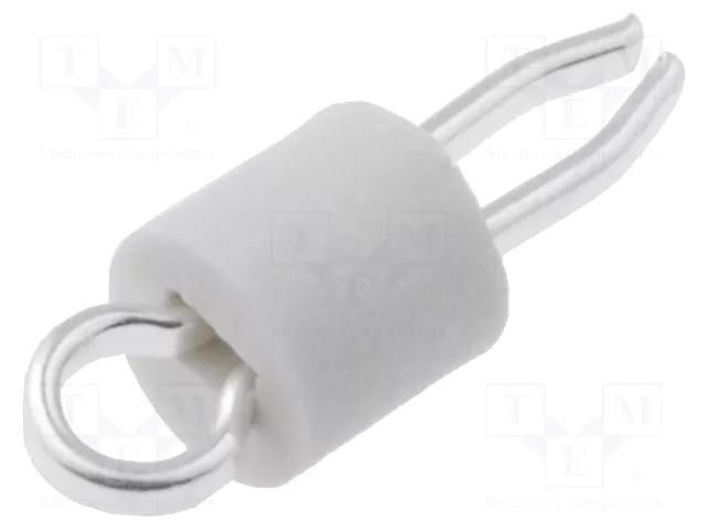 Test point terminal; white; PCB; 3.18mm KEYSTONE KEYS5007