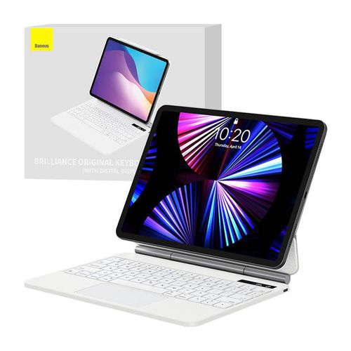 Case with keyboard for iPad Baseus Brilliance PRO 10, 10.9" (white), Baseus ARJK020002