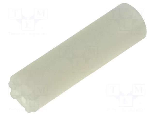 Spacer sleeve; LED; Øout: 5mm; ØLED: 3mm; L: 17.8mm; natural; UL94V-2 KEYSTONE KEYS7377