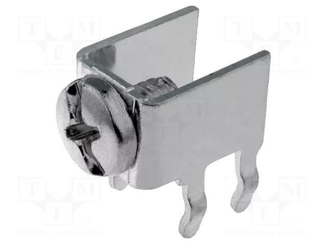 Terminal: screw terminal; THT,screw terminal; silver; 7.5x5mm KEYSTONE KEYS7692