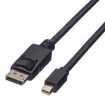 AUDIO CABLE, DP-MINI DP PLUG, 1M, BLACK 11.04.5634