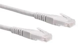 PATCH CORD, RJ45 PLUG, CAT6, 0.5M, GREY 21.15.0930