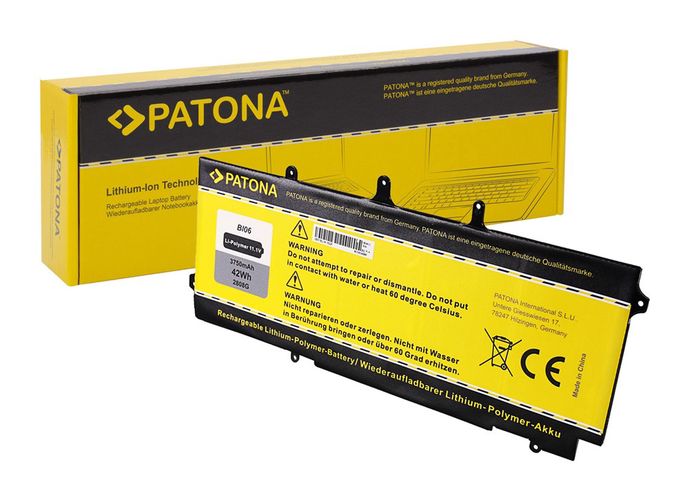 PATONA Battery f. HP EliteBook 1040 Serie 722236-171 722236-1C1 BL06042XL HSTNN-DB5D, PATONA 2808 4055655202688